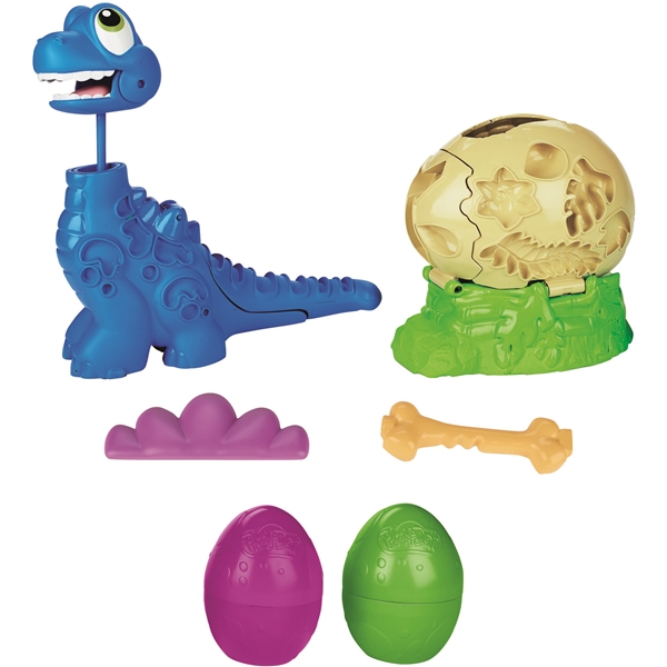 Play-Doh Dino Crew Hatchin' Brontosaurus (Bild 2 av 2)