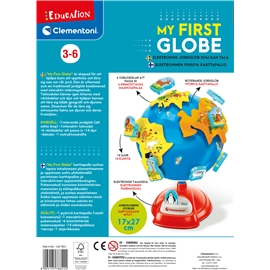 Globe Terrestre Interactif Clementoni My First Globe - Éducatif, Pour Enfants, Découverte Du Monde