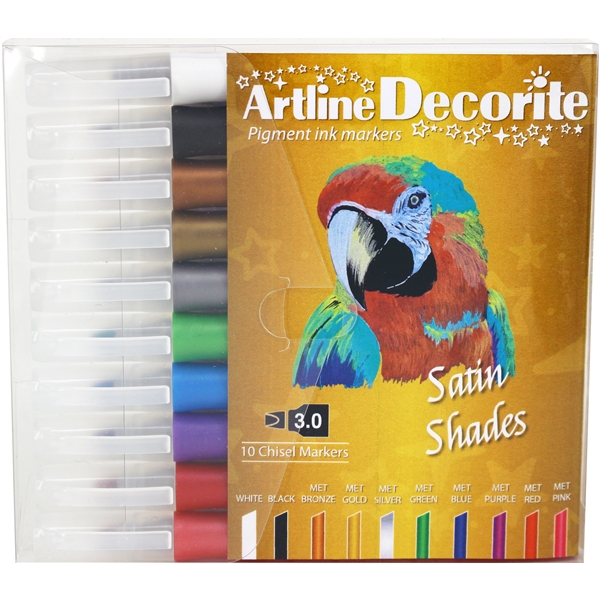 Artline Decorite Tuschpennor Skuren Spets Satin