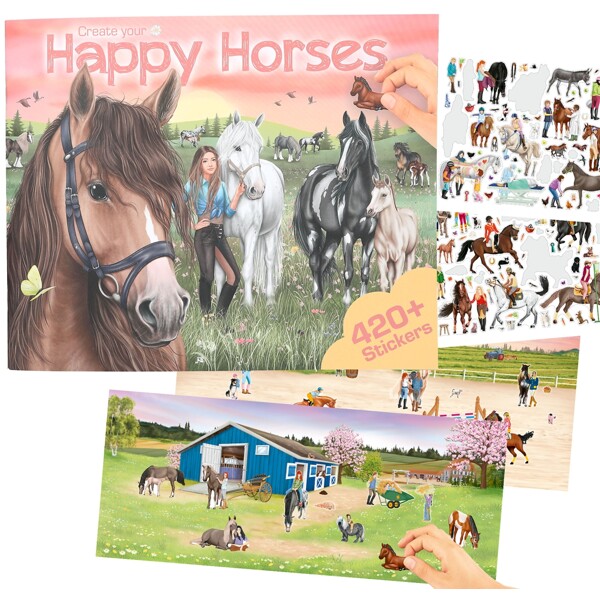 Create Your Happy Horses Pysselbok (Bild 2 av 4)