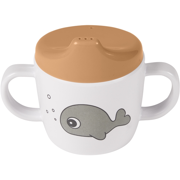 Done By Deer Spout Cup Sea Friends Mustard/Grey (Bild 1 av 2)