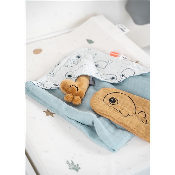 Done By Deer Changing Pad Sea Friends Beige (Bild 2 av 3)