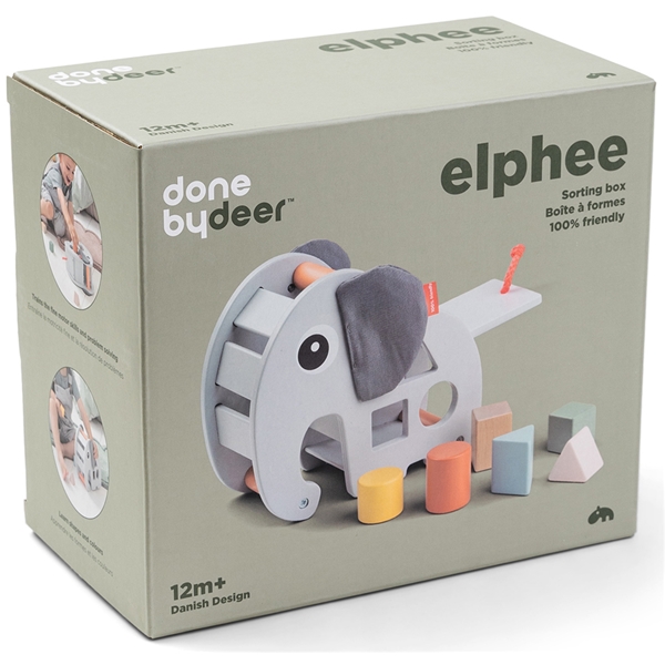 Done By Deer Sorting Box Elphee Grey (Bild 6 av 6)