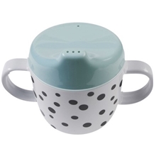Done By Deer Spout Cup Happy Dots Blue