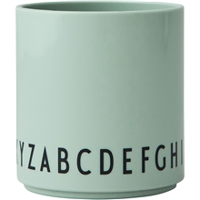 Green - Design Letters Eat & Learn Mugg