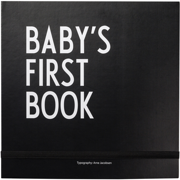 Design Letters Baby's First Book Black (Bild 1 av 5)