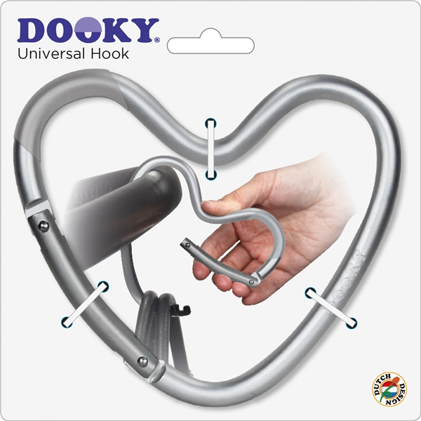 Dooky Hjärtformad Krok Silver (Bild 5 av 5)