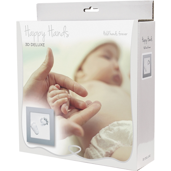 Dooky Happy Hands 3D Deluxe Silver Frame (Bild 1 av 2)