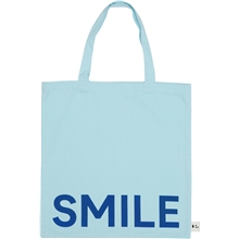 Ice Blue - Design Letters Tote Bag