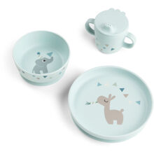 Done by Deer Foodie Dinner Set Celebration Blue