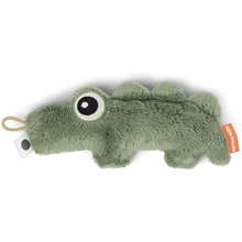 Done By Deer Tiny Sensory Rattle Croco Green