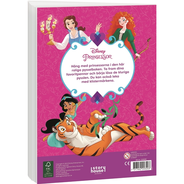 Pysselbok Disney Prinsessor med klistermärken (Bild 4 av 4)