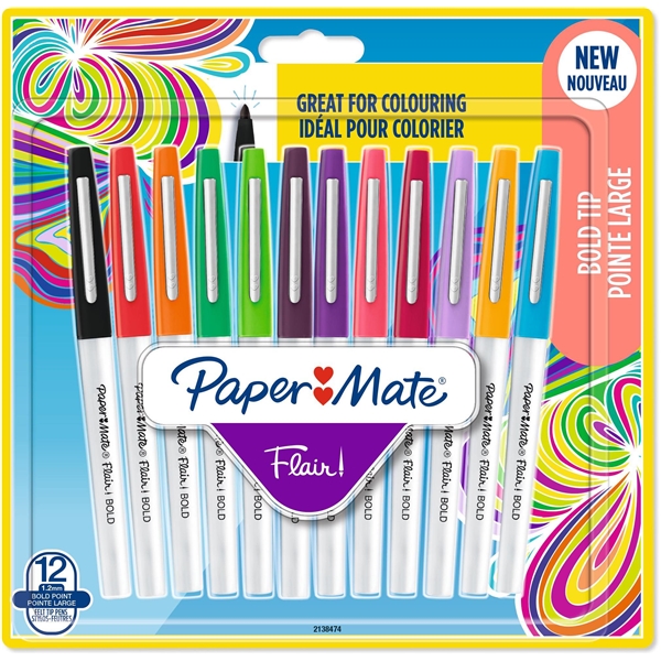 PaperMate Flair Bold 12-pack