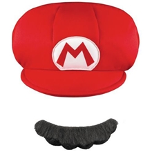 Super Mario Role Play Hat + Mustach