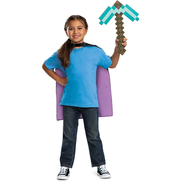 Disguise Minecraft Role Play Pickaxe & Cape Set (Bild 4 av 4)