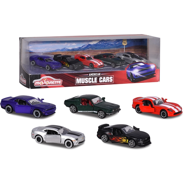 Majorette Muscle Cars Presentset 5 st