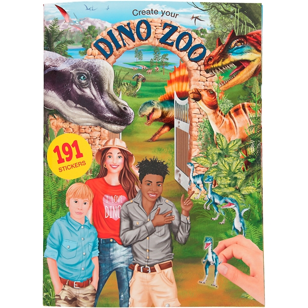 Creative Studio Dino Zoo Pysselbok (Bild 1 av 2)