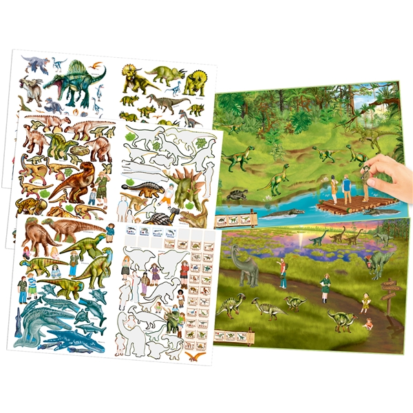 Creative Studio Dino Zoo Pysselbok (Bild 2 av 2)
