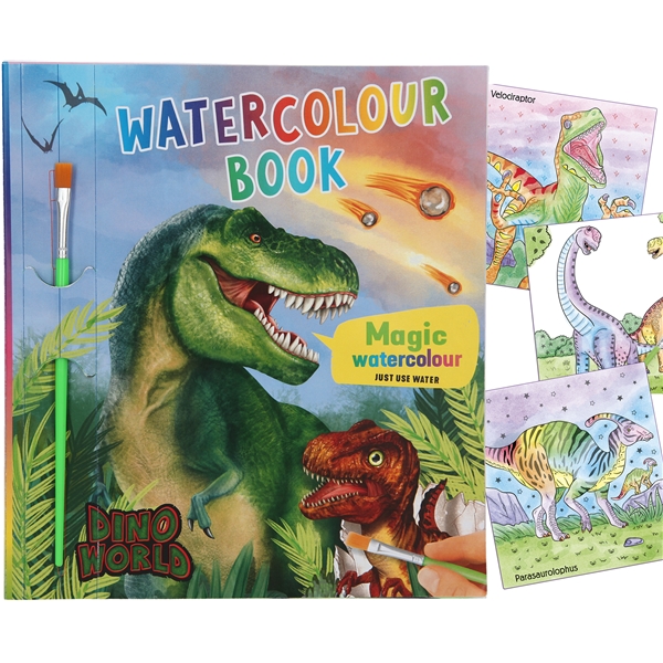 Dino World Water Colour Bok (Bild 1 av 2)