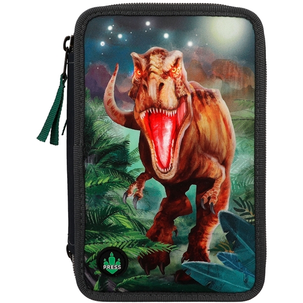 Dino World Trippelpennfodral m. LED (Bild 2 av 7)