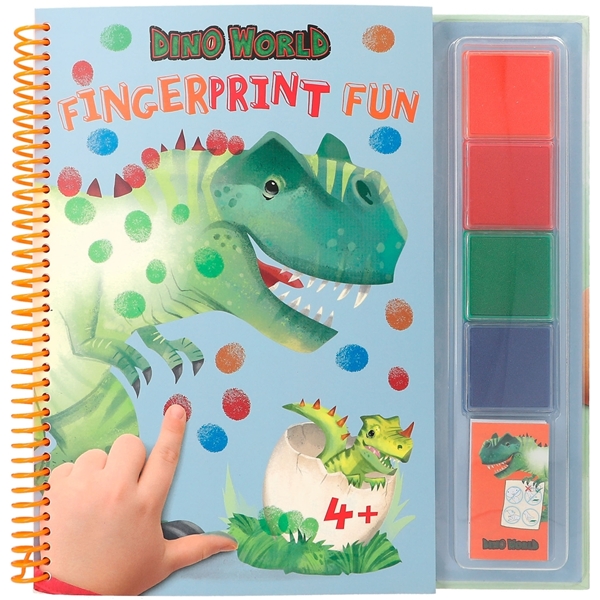 Dino World Fingerprint Fun Bok (Bild 1 av 5)