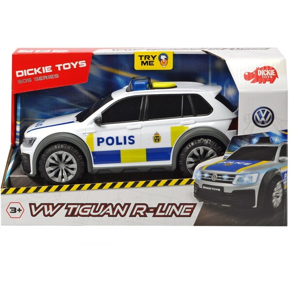 Dickie Toys VW Tiguan R-Line Polisbil SE (Bild 1 av 2)