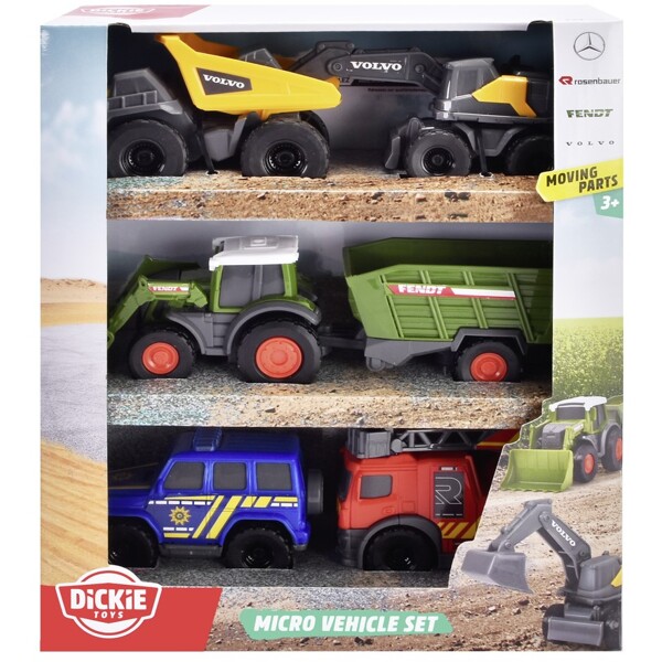 Dickie Toys Mini Leksaksbilar 5-Pack (Bild 1 av 6)