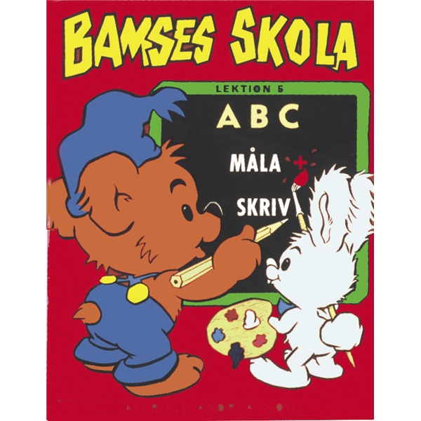 Bamses skola ABC, lek- och lärbok (Bild 1 av 2)