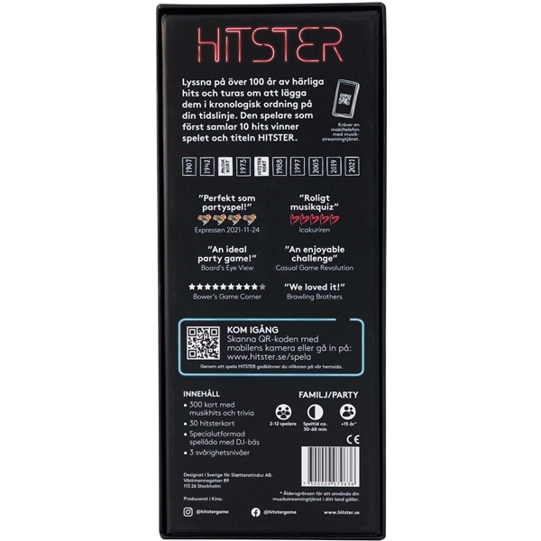 Hitster Music Card Game SE (Bild 3 av 3)