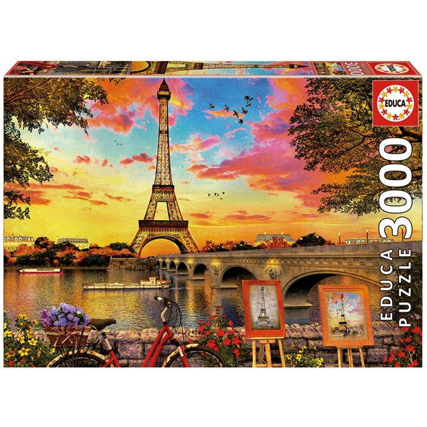 Pussel 3000 Bitar Sunset In Paris