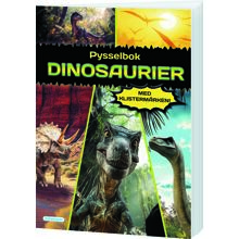Pysselbok Dinosaurier m. Klistermärken