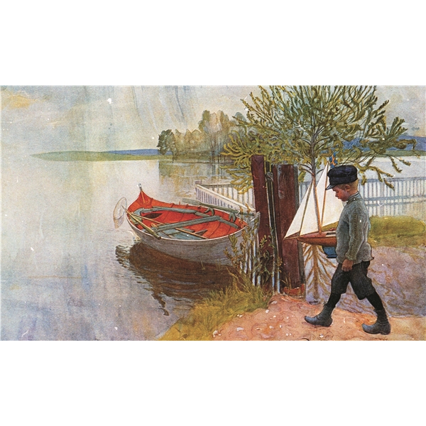 Pussel 1500 Bitar Carl Larsson Esbjörn & Segelbåt (Bild 2 av 2)