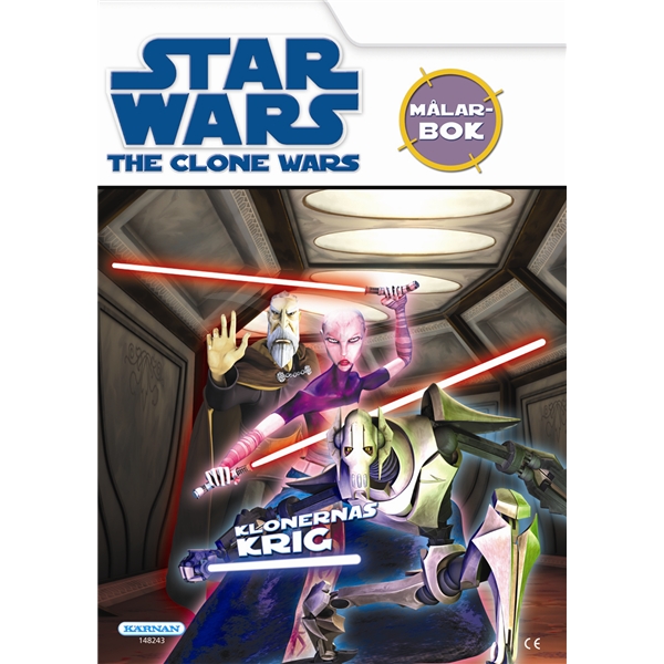 Star Wars the Clone Wars - Målarbok