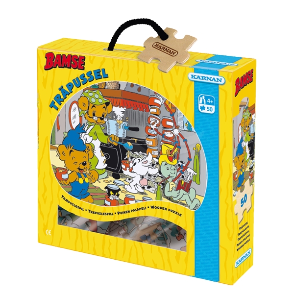 Träpussel 50 Bitar Bamse