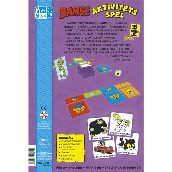 Bamse Aktivitetsspel (Bild 2 av 3)