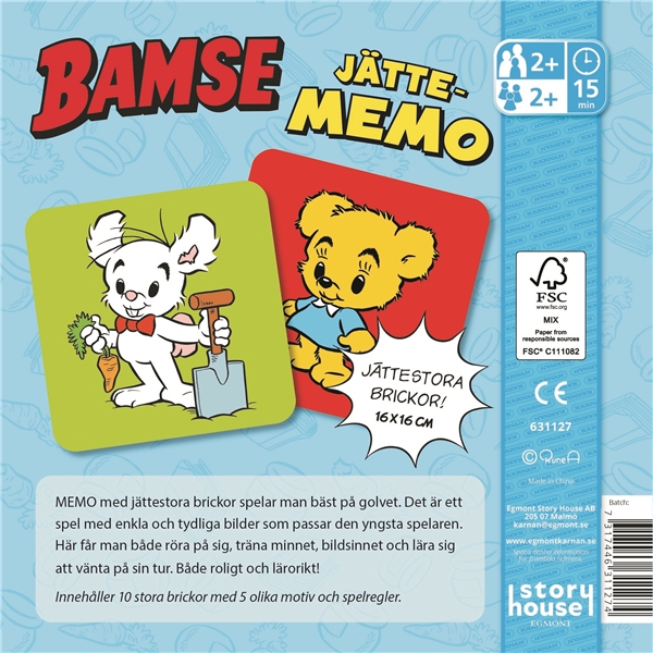 Bamse Jättememo (Bild 2 av 2)