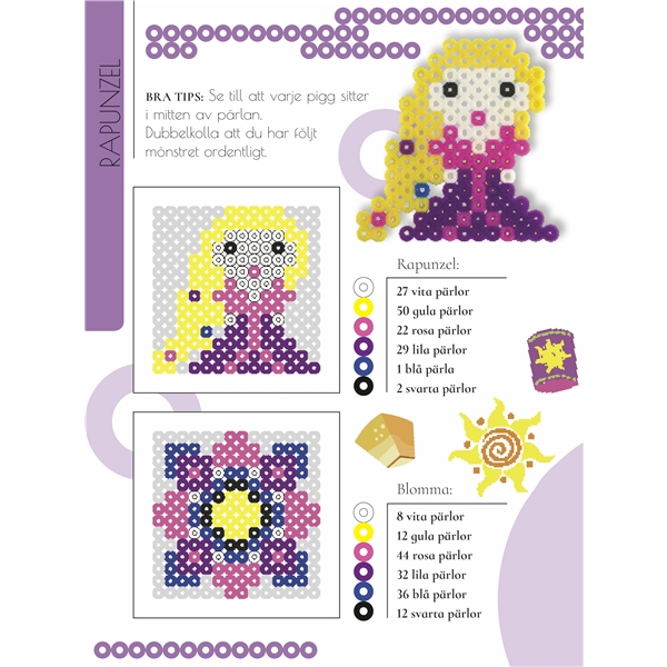 Prinsessor - pysselbok med pärlor (Bild 2 av 5)