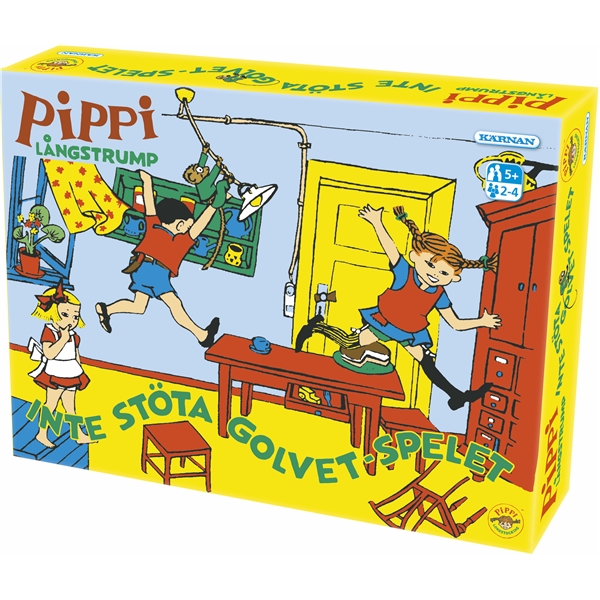 Pippi Inte-Stöta-Golvet-Spelet (Bild 1 av 3)