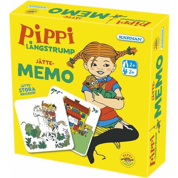 Jättememo Pippi Långstrump