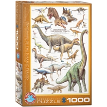 Pussel 1000 Bitar Dinosaurs of the Jurassic