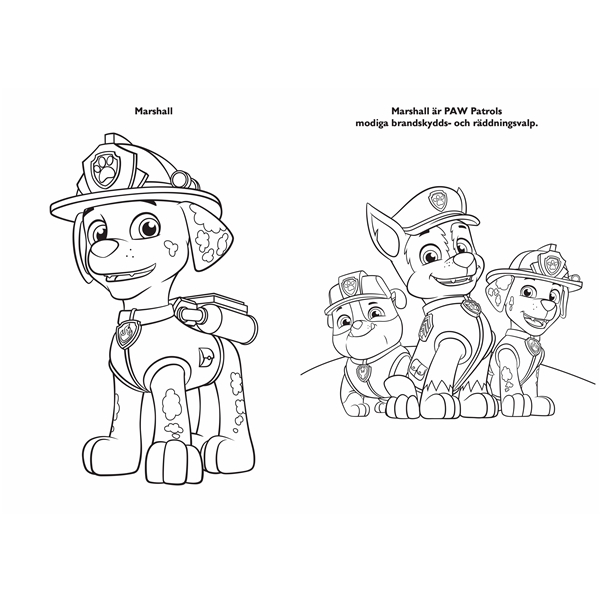 Målarbok Paw Patrol (Bild 2 av 2)