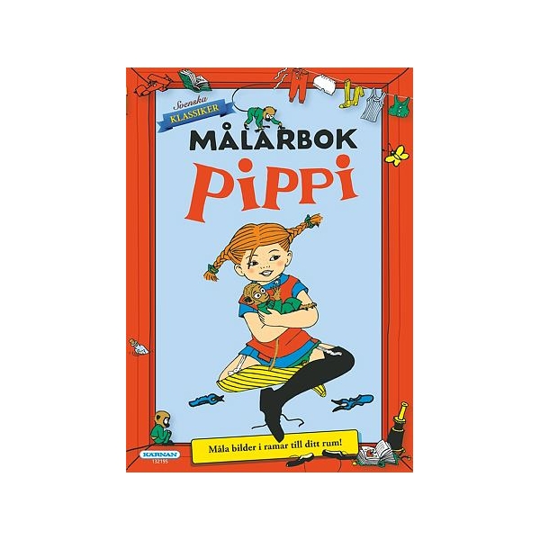 Målarbok Pippi Långstrump (Bild 1 av 2)