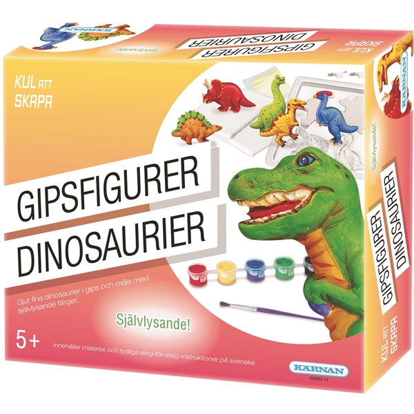 Kul Att Skapa Gipsfigurer Dinosaurier (Bild 1 av 2)