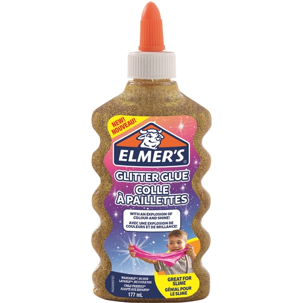 Elmers Glitterlim 177ml guld