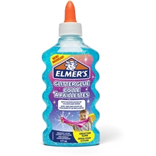 Elmers Glitterlim 177ml blå