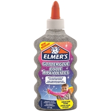 Elmers Glitterlim 177ml silver