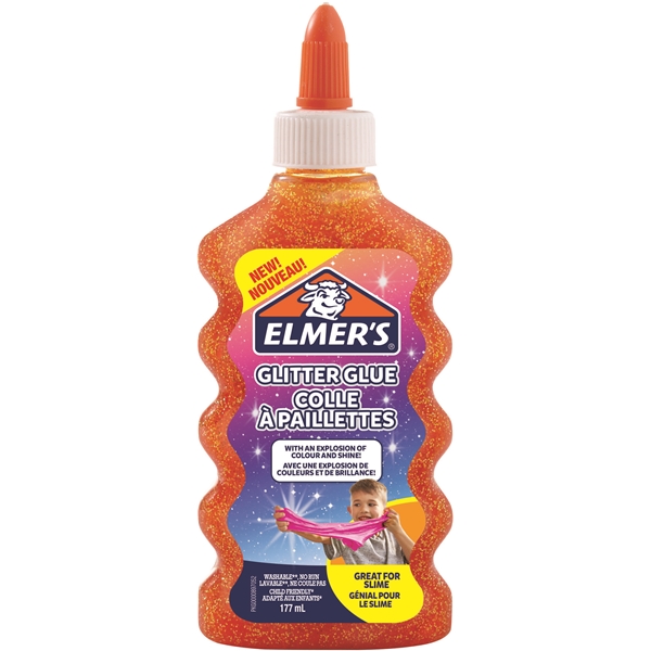Elmers Glitterlim 177ml orange (Bild 1 av 4)