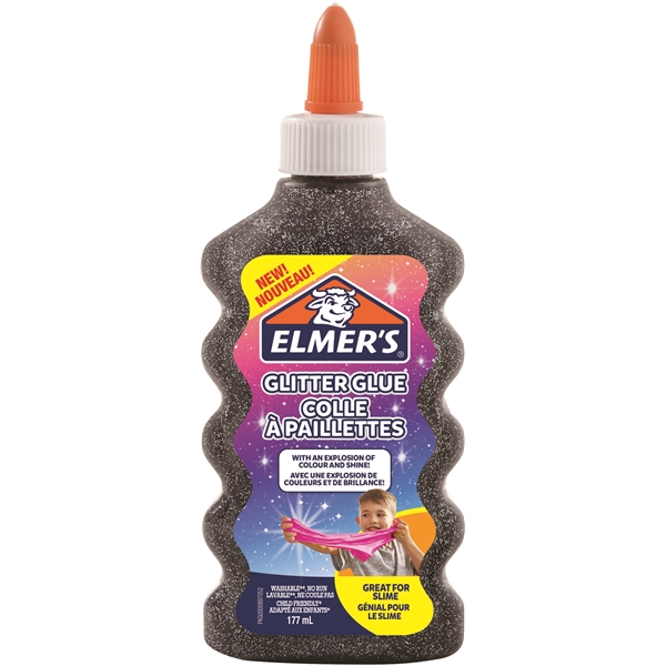 Elmers Glitterlim 177ml svart (Bild 1 av 4)