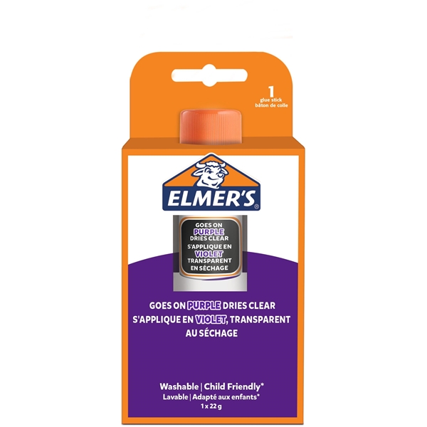 Elmers Disappearing Purple Glue Stick 22g (Bild 2 av 3)