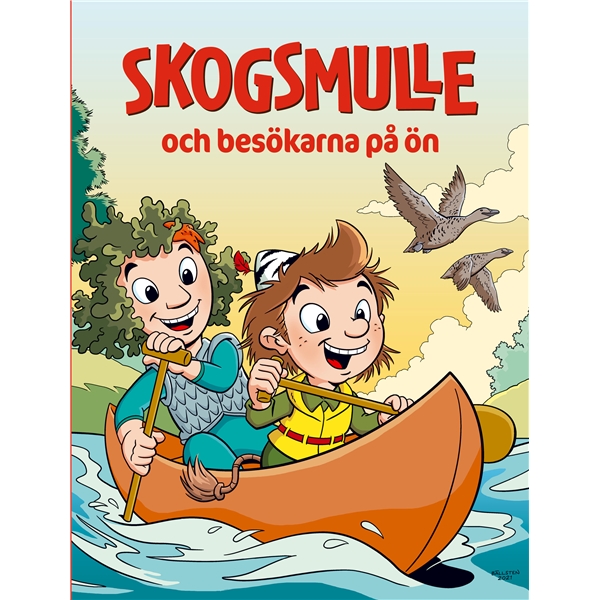 Bok Skogsmulle och besökarna på ön